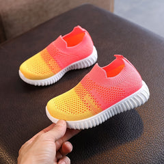 Men's Woven Slip On Sneakers Breathable Sock Shoes for Outdoor Walking
