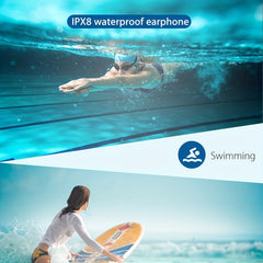 IPX8 Waterproof Headphones For Swimming Diving