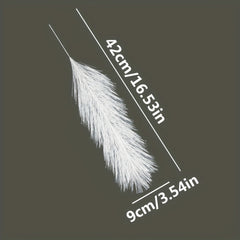10pcs Polyester Artificial Reed for Home Decor