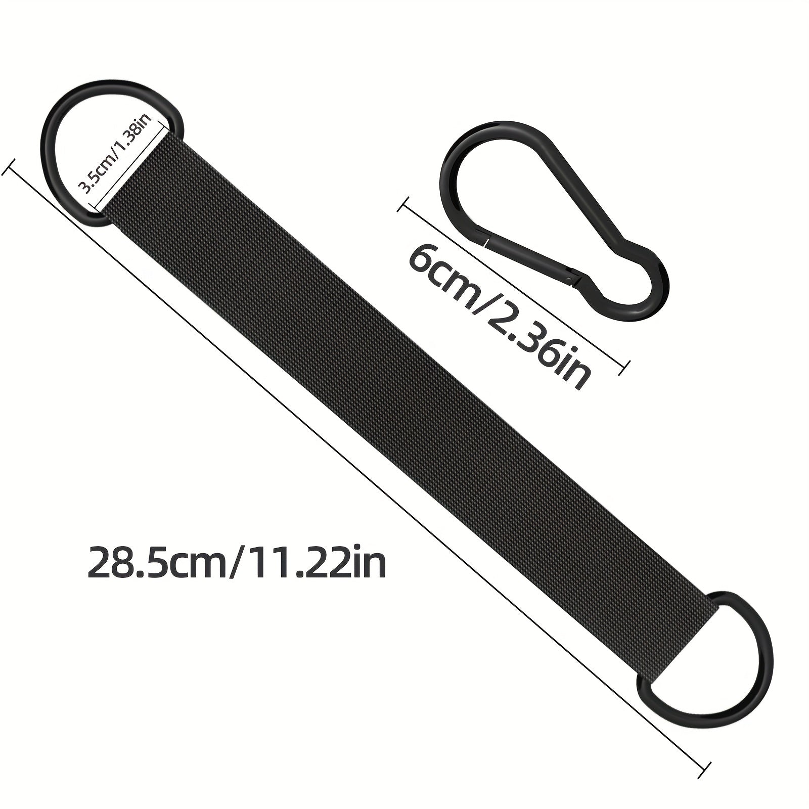 2pcs Outdoor Hanging Straps for Camping Swings Sandbags