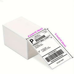 Fanfold 4 X 6 Direct Thermal Labels Perforated 1000 Labels