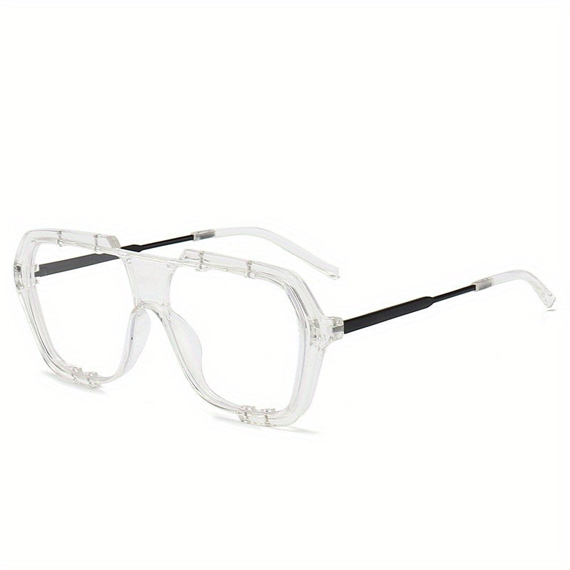 Y2K Aviator Sunglasses Unisex Futuristic Punk Style Outdoor Eyewear UV400