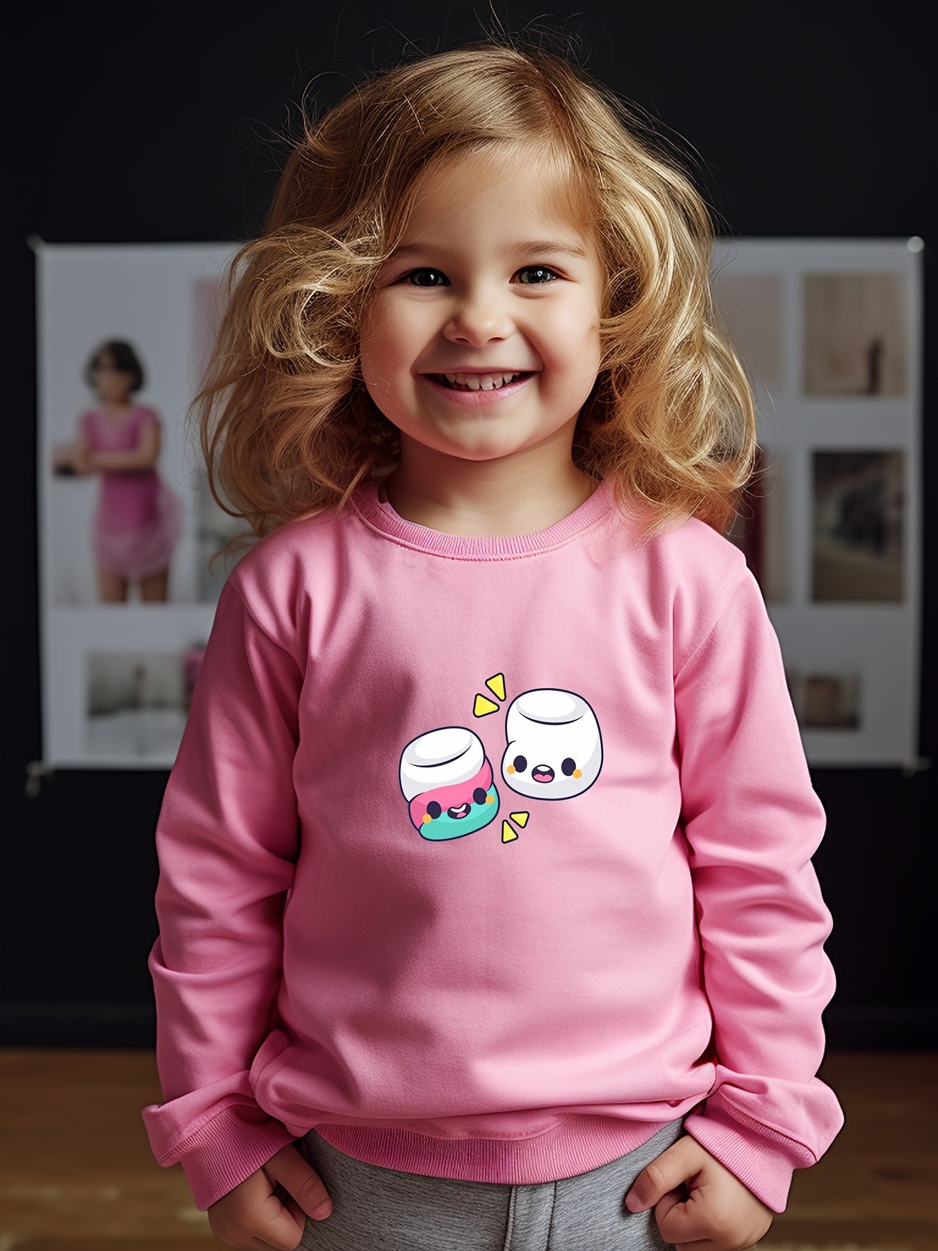 OERYUI Kids Cartoon Graphic Sweatshirt Comfy Pullover Gift Christmas