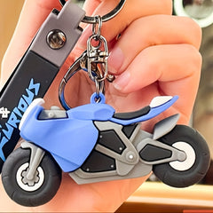 Cool Motorcycle Keychain Bag Charm Pendant Ornament