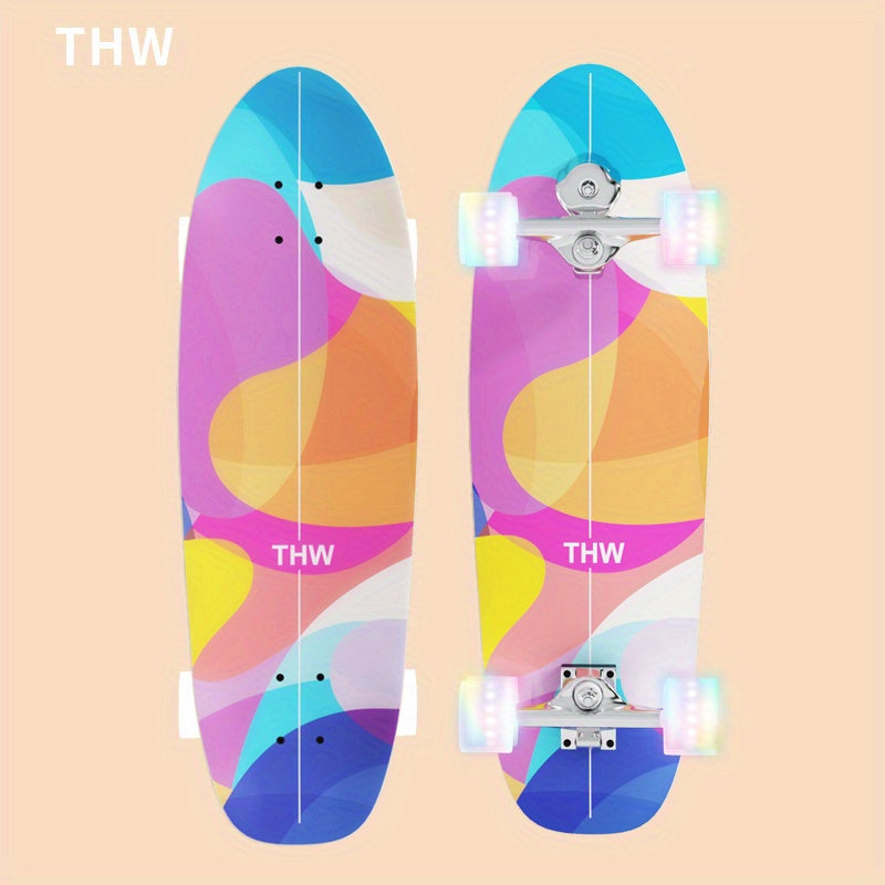 Land Surfing Board S6 Spring Bridge Skateboard Beginner Slip Floor