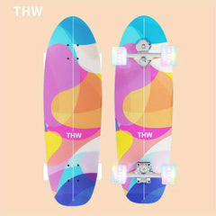Land Surfing Board S6 Spring Bridge Skateboard Beginner Slip Floor