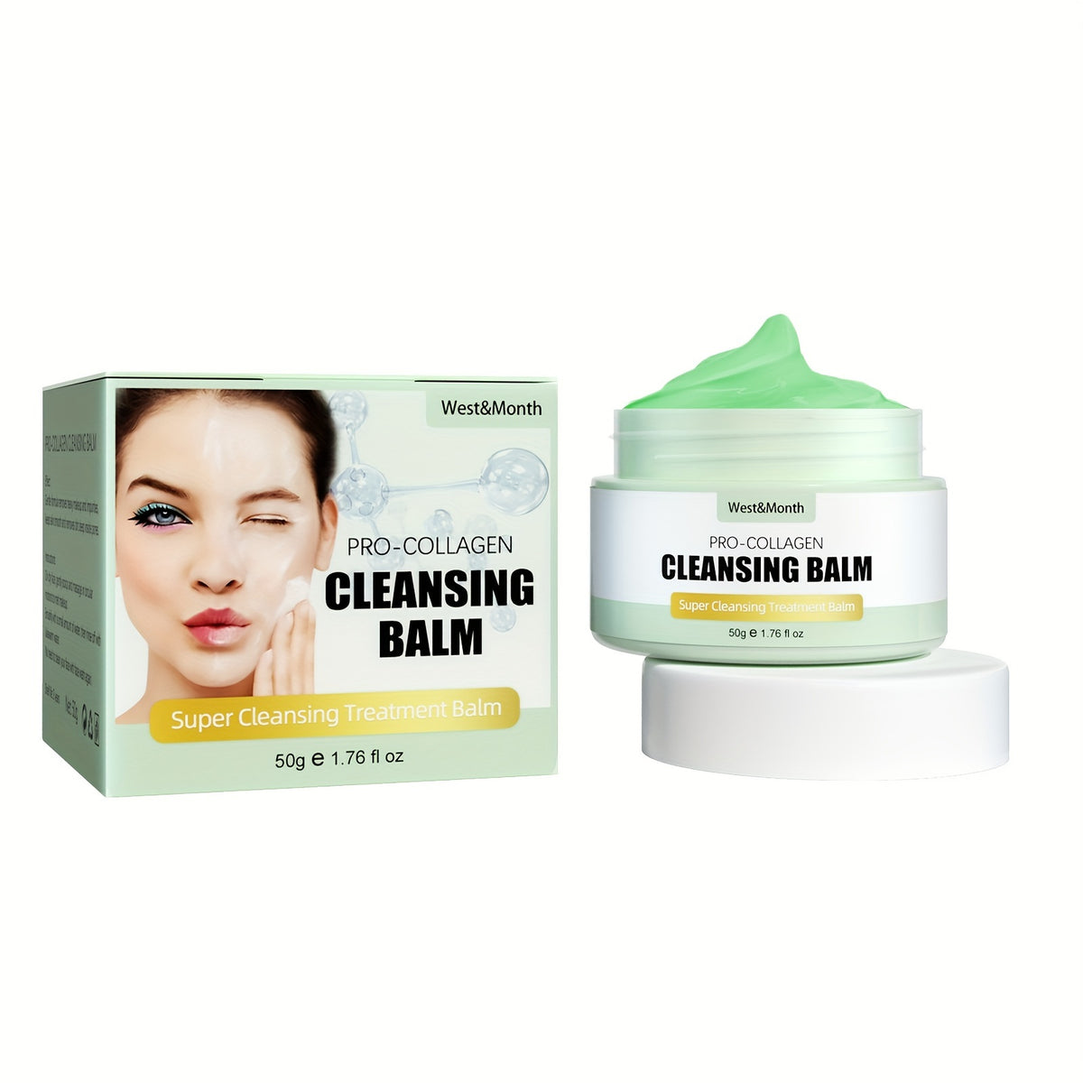 Makeup Remover Balm Gel Cream 50g for Facial Cleansing