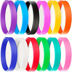 2pcs Silicone Bracelet for Outdoor Fitness and Sports