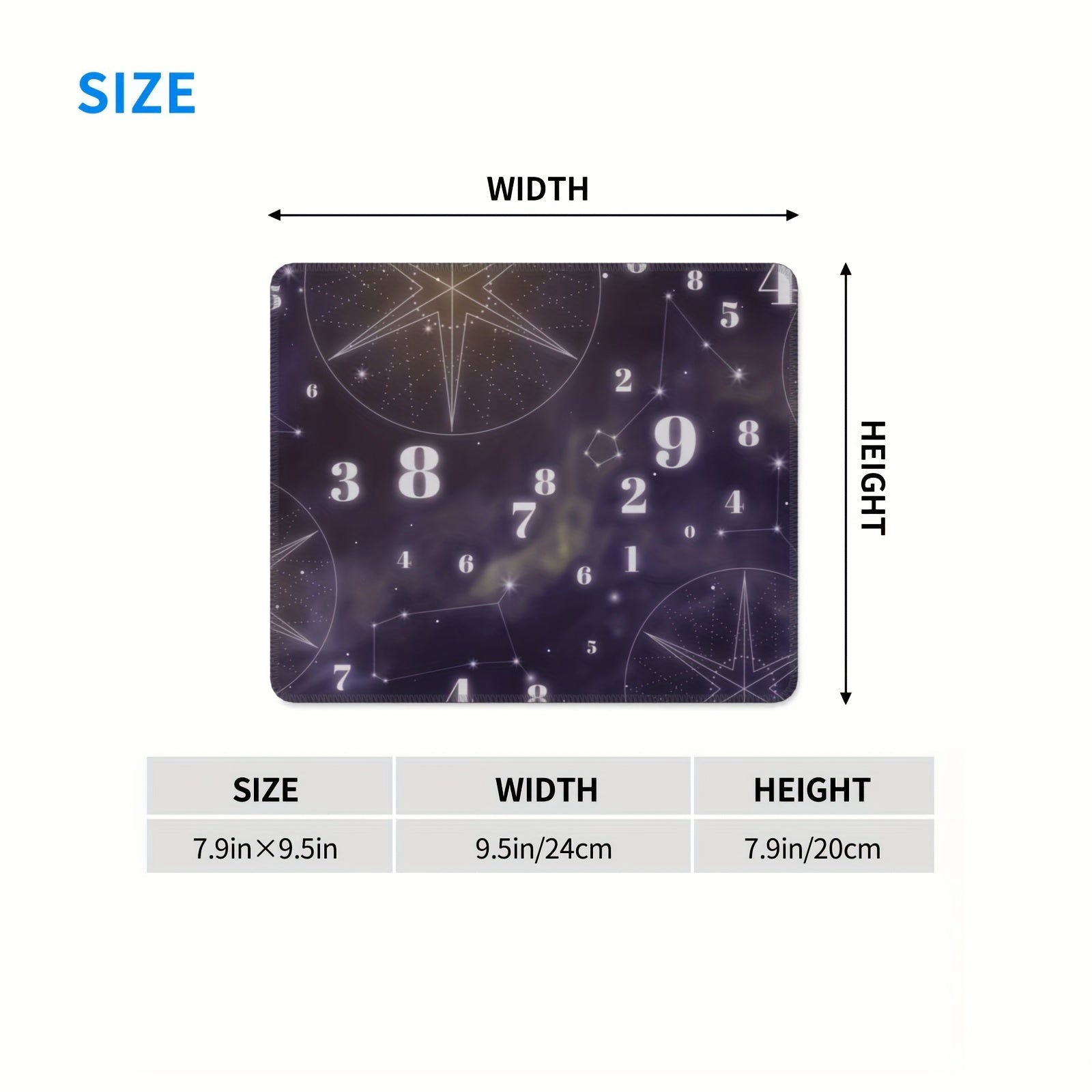 Constellation Pattern Mousepad - 20x24cm