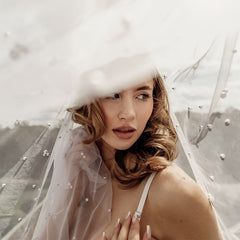 Vintage Bridal Veil Wedding Hair Accessory Classic Ceremony Veil for Brides