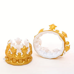 Inflatable Crown Birthday Party Decorations Hat Headwear Queen Headband