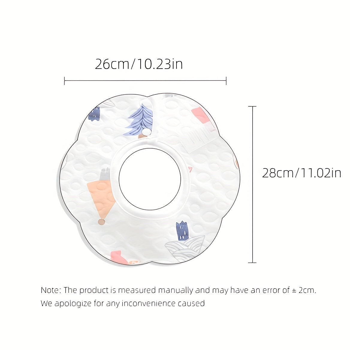 5pc Baby Toddler Petal Style Bib Cotton Waterproof Saliva Bib