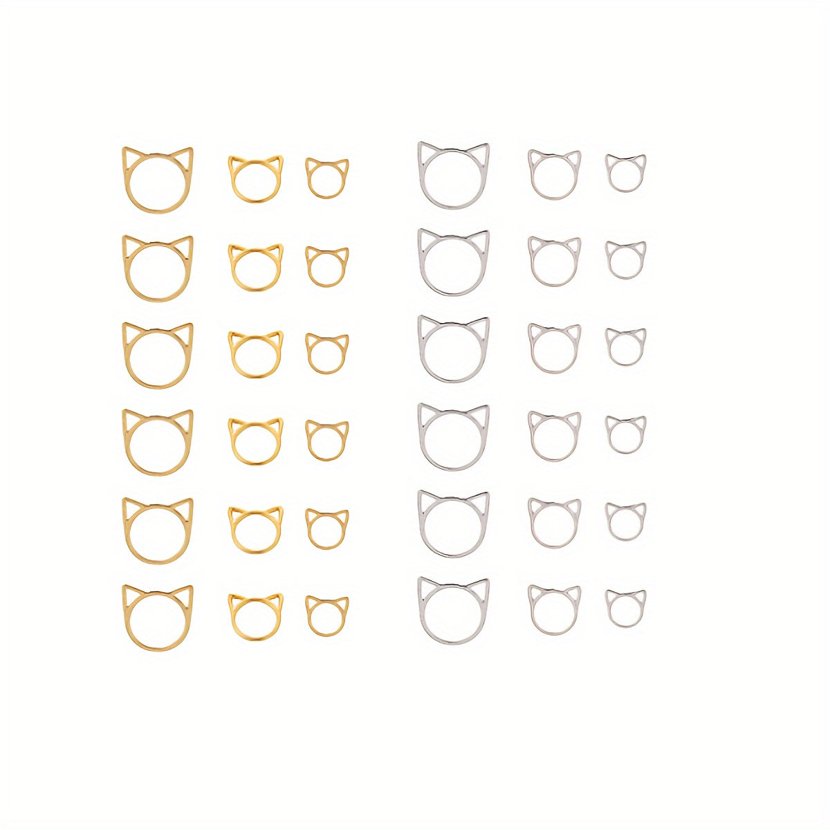 36pcs Metal Ring Stitch Mark Set for Crochet Lock Accessories