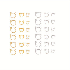 36pcs Metal Ring Stitch Mark Set for Crochet Lock Accessories