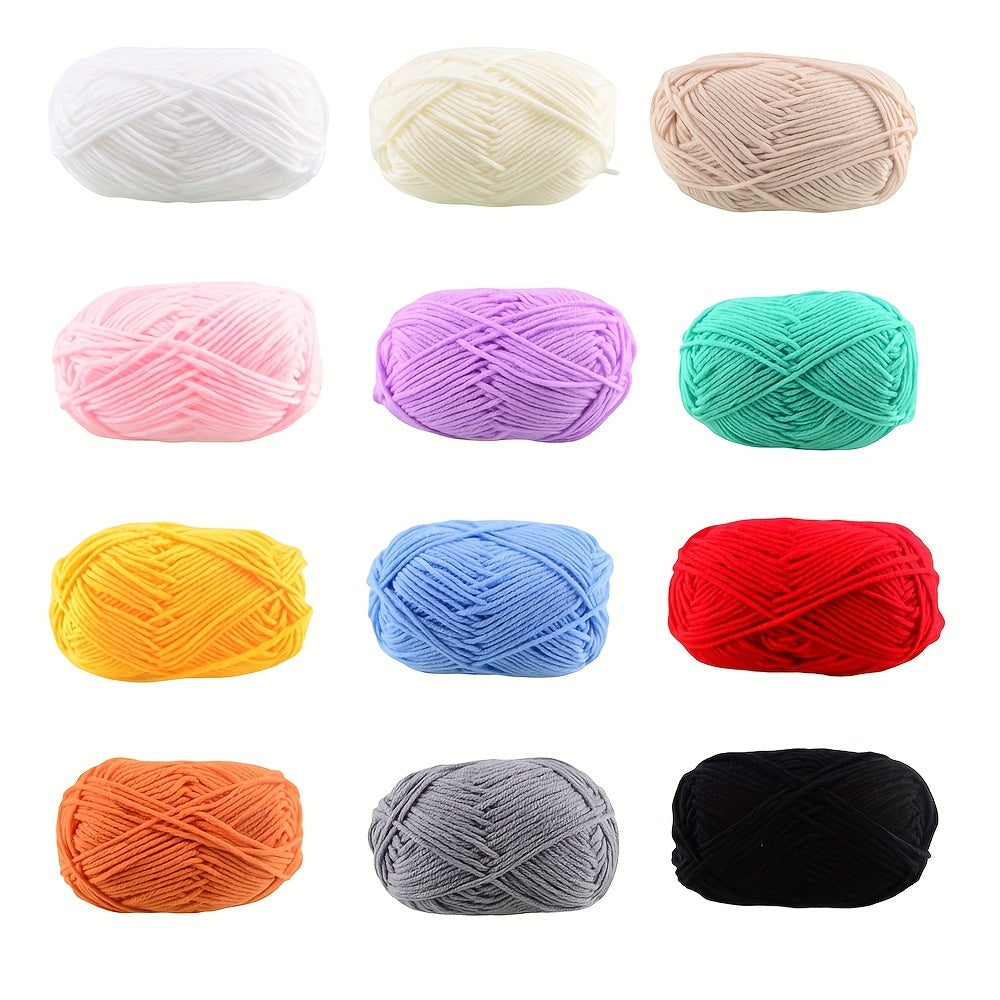 50M Soft Yarn For Hand Knitting Acrylic Wool Crochet Scarf Hat Yarn