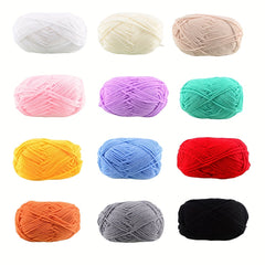 50M Soft Yarn For Hand Knitting Acrylic Wool Crochet Scarf Hat Yarn