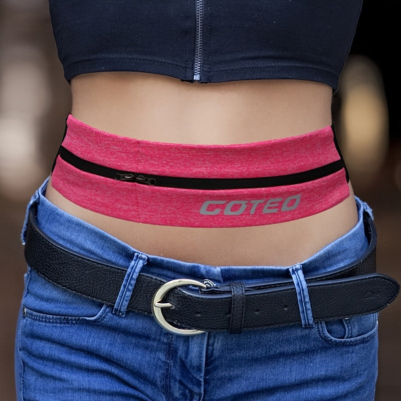 Sports Waist Bag Secure Hidden Pouch for Phone Keys & More