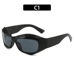 Y2K Creative Cycling Goggles Sunglasses Punk Style Party Accessories