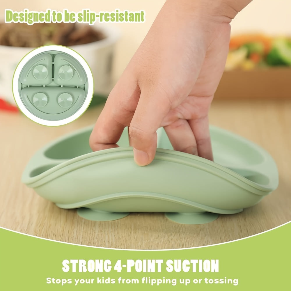 Silicone Suction Plates for Babies & Toddlers Stay Put