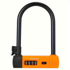 Thickened Motorcycle U lock + Cable 4 Digit Combination Lock