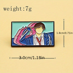 LGBT Enamel Brooch Pins for Men