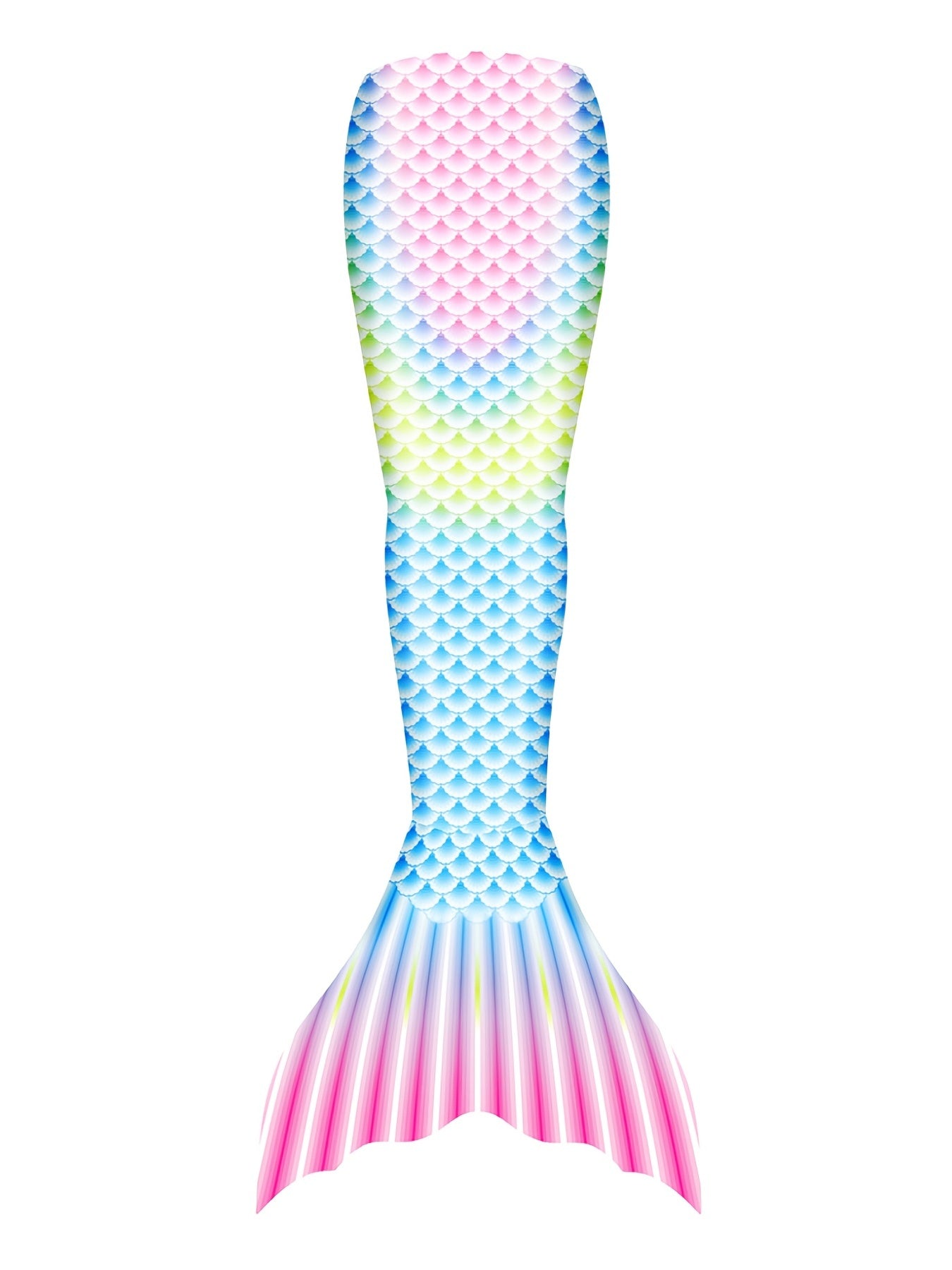 Girls Mermaid Tail Bikini Swimsuit Set