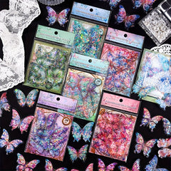 Golden Butterfly Dream Shell Stereo Sticker Pack
