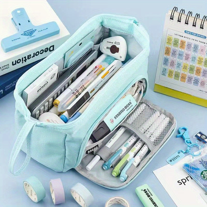 Large Capacity Pencil Case for Students Middle High School Office Supplies
