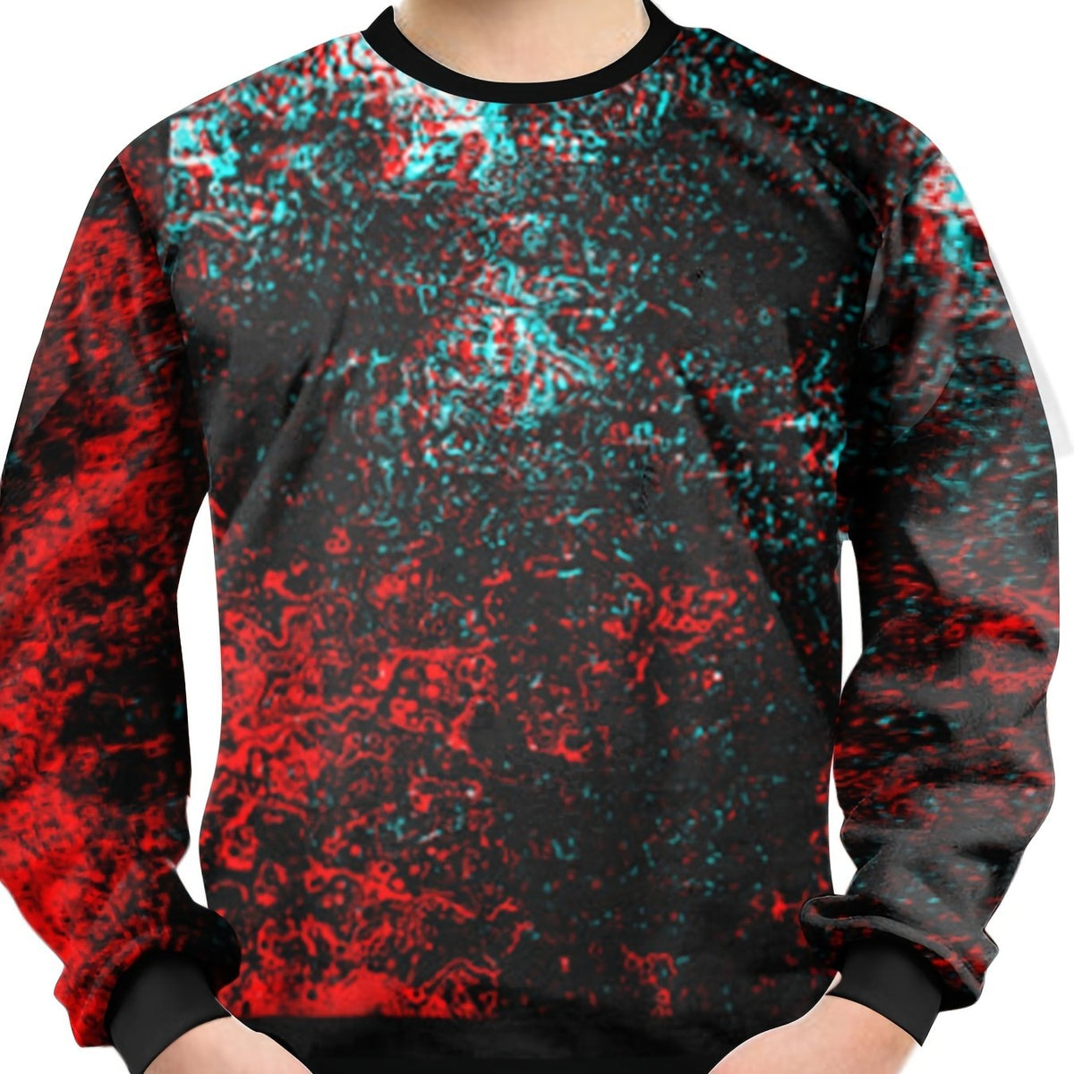 3D Print Sweatshirts Street Wear Kids Funny Crew Neck Top