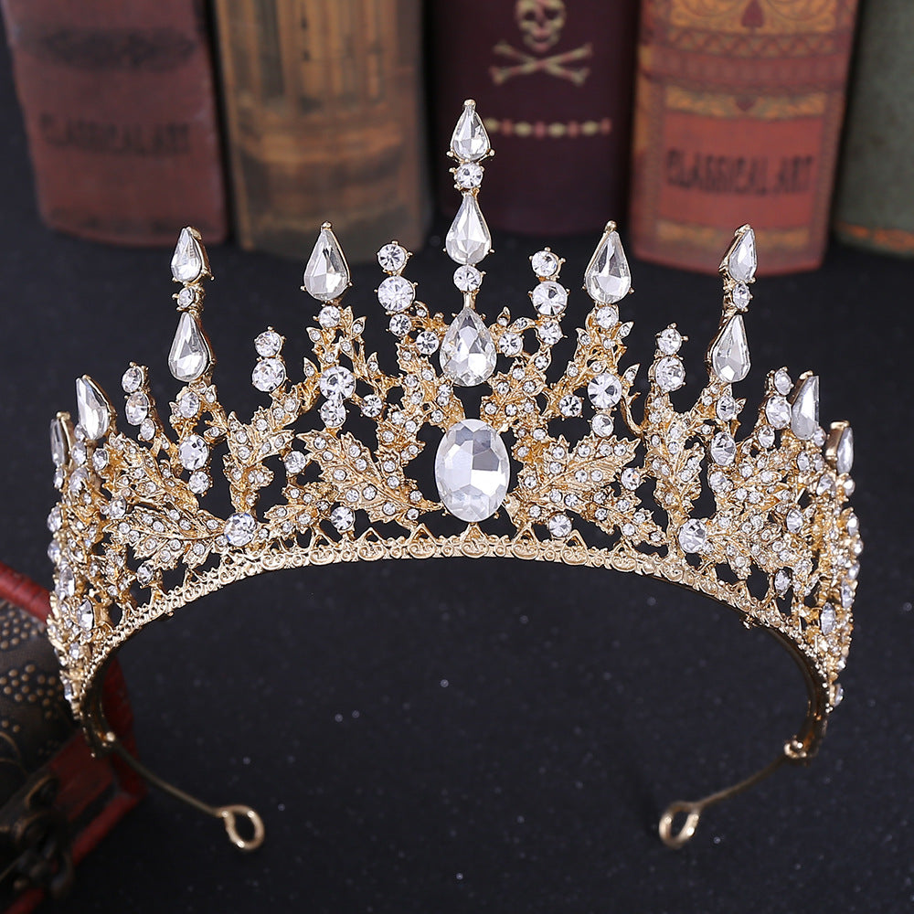 Crystal Wedding Tiara Rhinestone Princess Crown Bridal Costume Jewelry