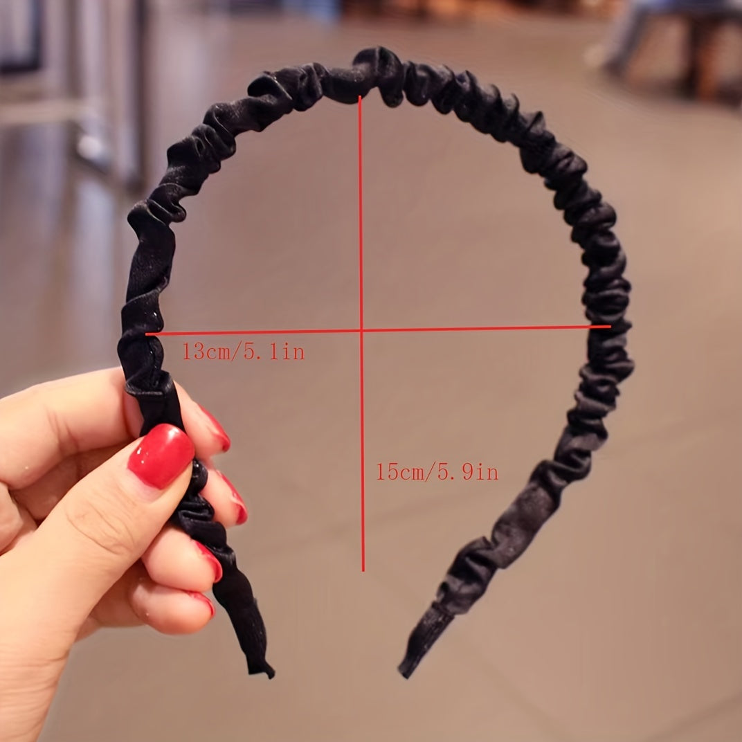 Pleated Headband for Daily Use