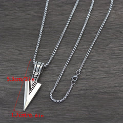 Men's Viking Necklace Hammer Compass Knot Wolf Axe Pendant
