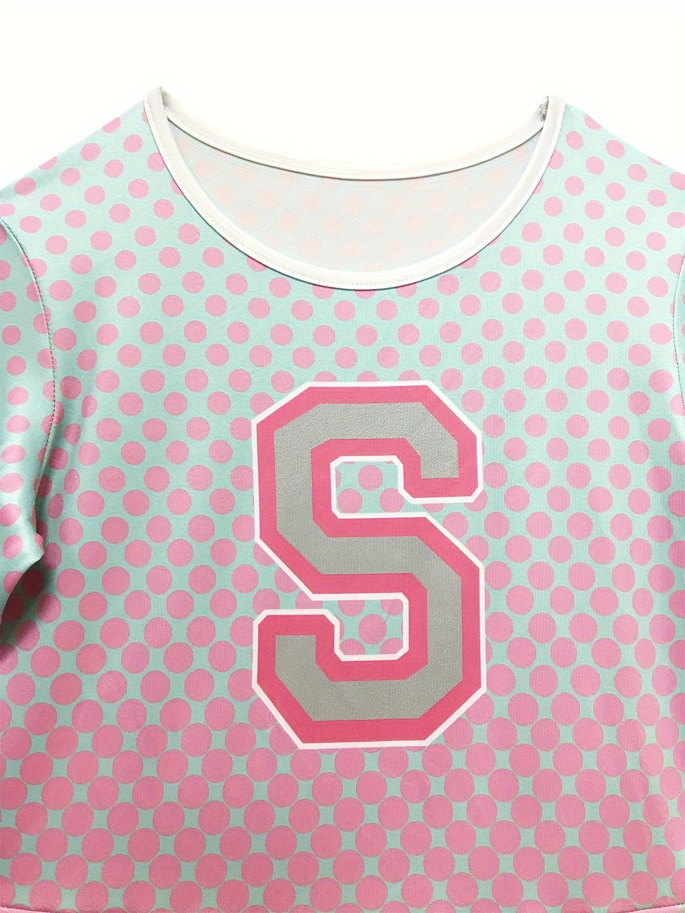 Girls Long Sleeve Cheerleading Dress Set For Sports Performance