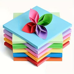 100pcs Origami Kit 6x6 - Double Sided 10 Colors - Craft Projects