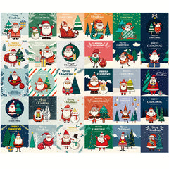 30 Pcs Christmas Greeting Card Mini Xmas Blessing Card Year Gift Postcard
