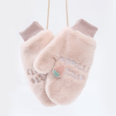 Couples Cartoon Strawberry Windproof Warm Gloves Winter Cold Weather