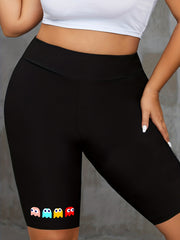  High Rise Workout Biker Shorts