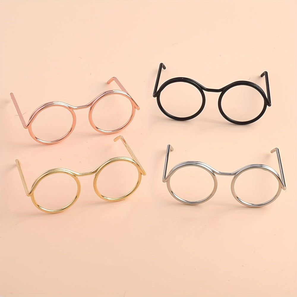 10pcs Mini Round Glasses Steel Wire Frame Micro Landscape Art Decor