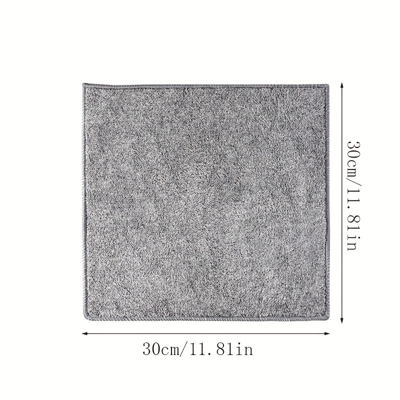 10pcs Kitchen Rag Double Sided Microfiber Cleaning Rags Multipurpose Dish Cloths