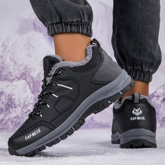 Plush Lined Furry Snow Boots Non Slip Snow Shoes