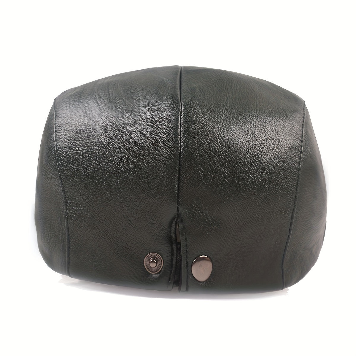 Winter PU Leather Beret Hat Women Men Wedding Party Newsboy Hat