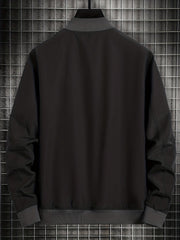 Men's Lightweight Zip Up Jacket Coat for Spring Fall