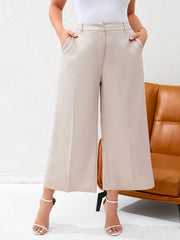  Wide Leg Trousers With Pockets