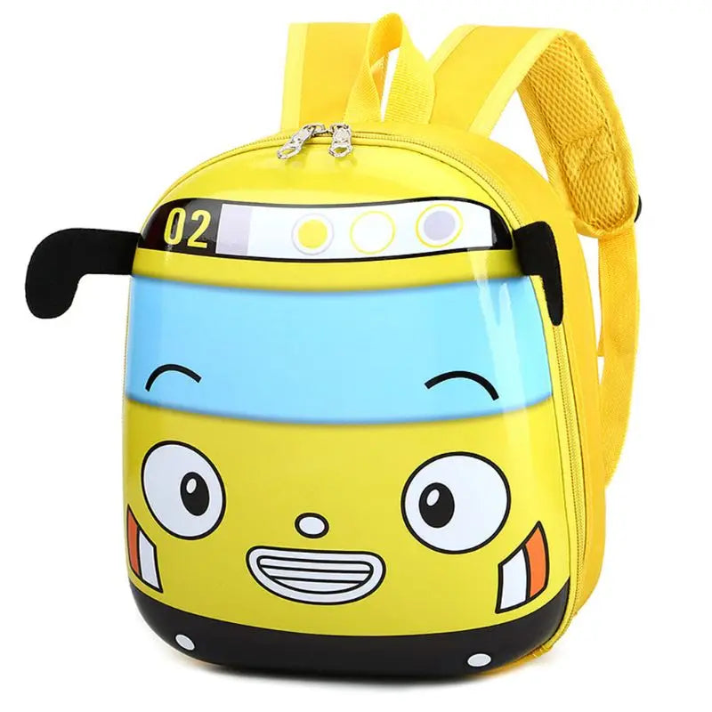3D Car Shape Kids School Backpack for Boys Girls