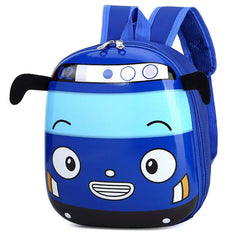 3D Car Shape Kids School Backpack for Boys Girls