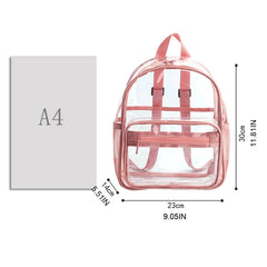 Women Backpack PVC Bag for College Students Travel Daypack Teen Girls
