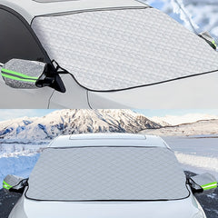 Car Snow Cover Front Windshield Waterproof Magnetic Sunshade Cover