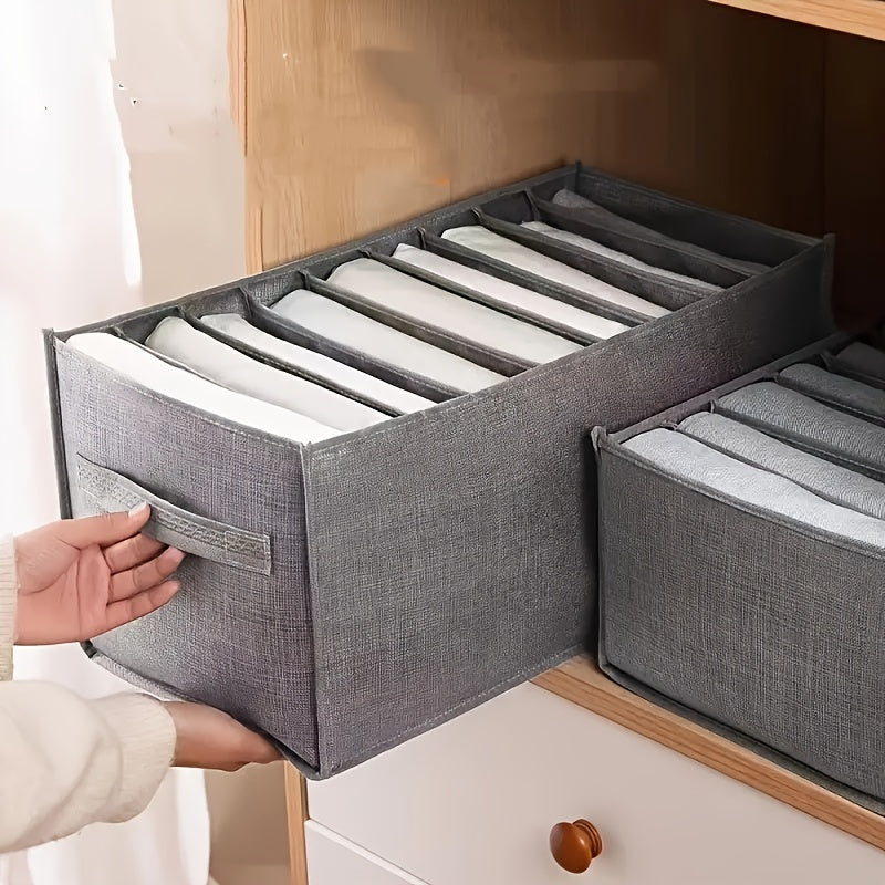 Foldable Clothes Organizer with Handle for Thin Jeans Trousers Shirts Skirts