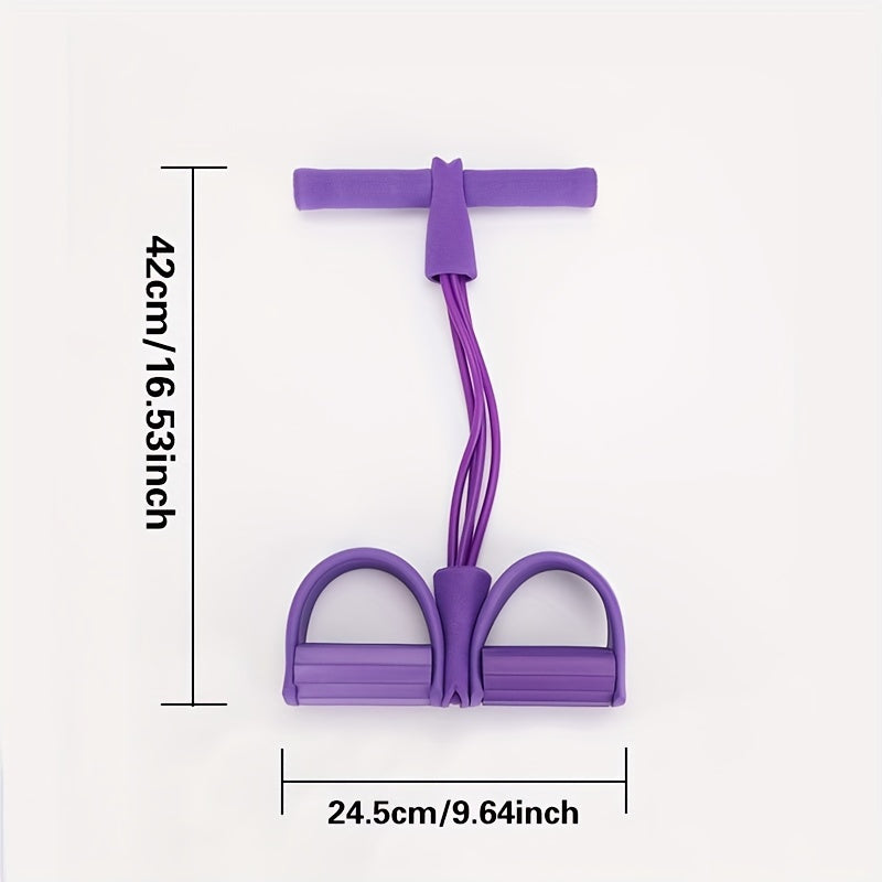 Latex Yoga Pedal Puller Resistance Band for Home Gym Arm Waist Training