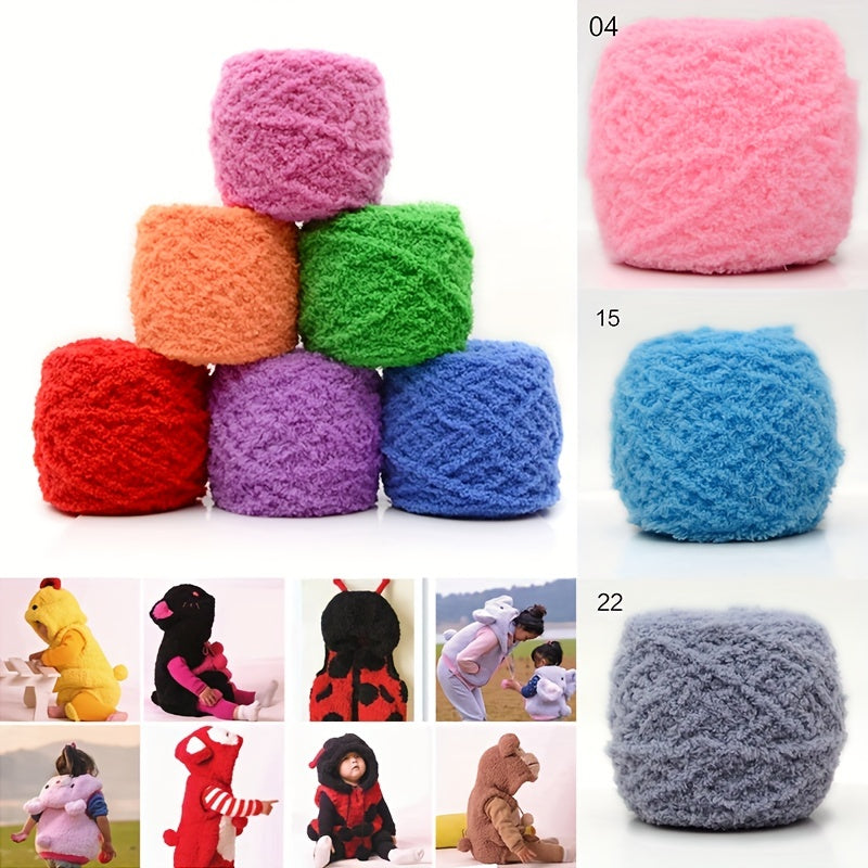 Coral Velvet Wool Thread Towel DIY Material 100 Acrylic 95g 3mm